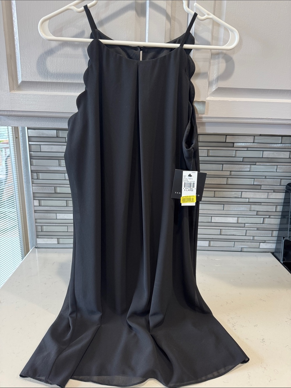 Nine West Black Slip Dress with San Francisco Tag